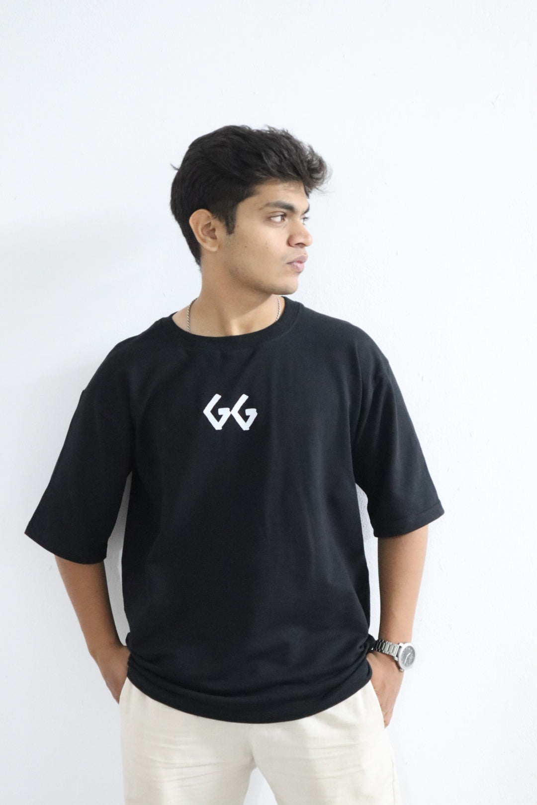 ENERGY x ZEUS Oversized Black T-Shirt