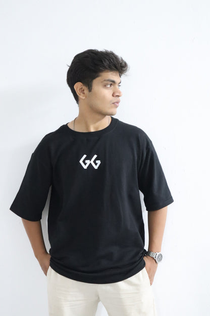 ENERGY x ZEUS Oversized Black T-Shirt